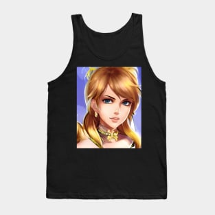 anime blonde hair manga charcter Tank Top